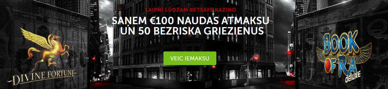 Betsafe 50 bezmaksas kazino griezieni