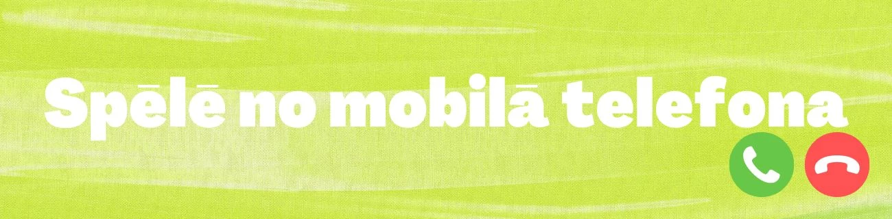 Spēlē licenzētajā kazino telefonā