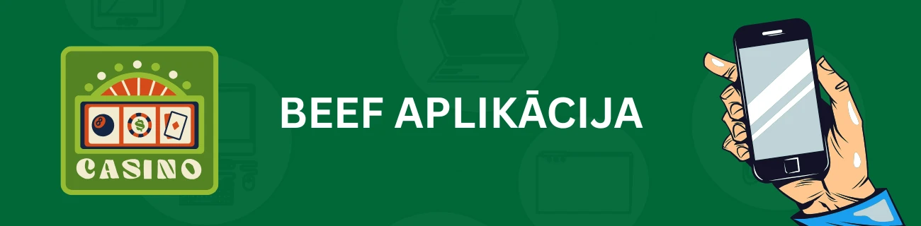 Beef Casino aplikācija