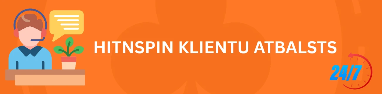 Hitnspin klientu atbalsts